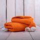 Ręcznik kąpielowy Unica - 70x140, pomarańczowy