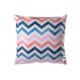 Poszewka na poduszkę Pastelowy zygzak, 45 x 45 cm