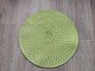 Podkładka okrągła na stół 38 cm - zielono-biała