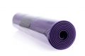 Dwuwarstwowa mata do jogi 183 x 61 x 0,4 cm - PURPLE