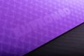 Dwuwarstwowa mata do jogi 183 x 61 x 0,4 cm - PURPLE