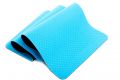 Dwuwarstwowa mata do jogi 183 x 61 x 0,4 cm - NIEBIESKA