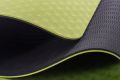 Dwuwarstwowa mata do jogi 183 x 61 x 0,6 cm - ZIELONA