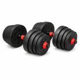 Zestaw hantli 2w1 30 kg – hantle i sztanga do ćwiczeń