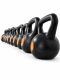Kettlebell 2 kg, plastikowy z wypełnieniem cementowym