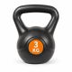 Kettlebell 3 kg, plastikowy z wypełnieniem cementowym