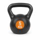 Kettlebell 5 kg, plastikowy z wypełnieniem cementowym
