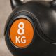 Kettlebell 8 kg, plastikowy z wypełnieniem cementowym