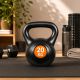Kettlebell 20 kg, plastikowy z wypełnieniem cementowym