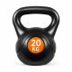Kettlebell 20 kg, plastikowy z wypełnieniem cementowym