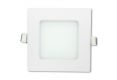 Kwadratowy panel sufitowy LED 6 W, ciepła biel
