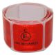 Samoprzylepna taśma odblaskowa 100 x 5 cm, czerwona