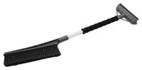 Skrobaczka z miotełką 60 cm, szara