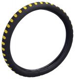 Osłona kierownicy SOFT - żółto/czarna