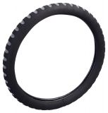 Pokrowiec na kierownicę SOFT - szary / czarny