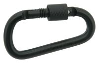 Karabinek aluminiowy - czarny