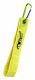 Brelok odblaskowy z karabińczykiem żółty 38 cm dla pieszych