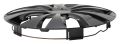 Kołpaki kół 15" STORM, plastikowe, czarne, komplet 4 szt