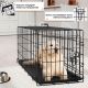 Leopet Składana klatka dla psa 76 x 45 x 51,5 cm, M, czarna