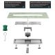 Aquamarin – przerwana rynna podłogowa pod prysznic, 140 cm