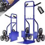 Wózek transportowy na schody 200 kg, 3-kołowy, składany