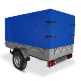 Niebieska plandeka PVC do przyczepki 2075x1150x900 mm