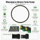 Hula hop z magnetycznymi wypustkami do masażu 96 cm