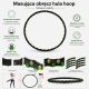 Hula hop z magnetycznymi wypustkami do masażu 96 cm