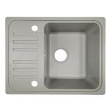 Aquamarin Zlew Granite, 57 x 45 cm, szary