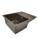 Aquamarin Zlew Granite, 57 x 45 cm, brązowy