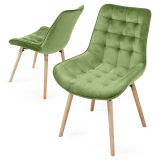 Komplet krzeseł jasny turkus, 2 szt