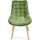 Komplet krzeseł zielone, 2 szt
