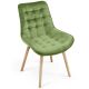 Komplet krzeseł zielone, 2 szt