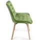 Komplet krzeseł zielone, 2 szt