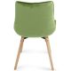 Komplet krzeseł zielone, 2 szt