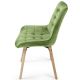 Komplet krzeseł zielone, 2 szt