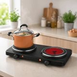 Elektryczna płyta grzejna z dwoma palnikami, 220 - 230 V.