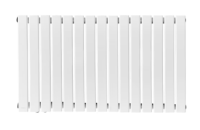 Grzejnik poziomy, przyłącze centralne, 600 x 1022 mm