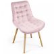 MIADOMODO Zestaw krzeseł do jadalni, różowy, 8 sztuk