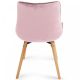 MIADOMODO Zestaw krzeseł do jadalni, różowy, 8 sztuk