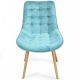MIADOMODO Zestaw krzeseł do jadalni, turkusowy 8 sztuk