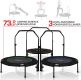Physionics Trampolina Fitness 101 cm, do 150 kg, niebieska