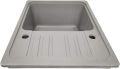 Aquamarin Zlew Granite, 60 x 45 cm, szary
