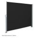 JAGO Rozsuwany parawan boczny, 160 x 300 cm, czarny