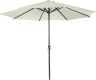 MIADOMODO Parasol z rączką 250 cm, kremowy