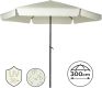 MIADOMODO Parasol z rączką 300 cm, kremowy