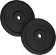 PHYSIONICS Zestaw obciążeń 2 x 10 kg, żeliwo, 31 mm