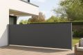Wysuwana boczna osłona, 180 × 500 cm, antracyt
