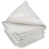 JAGO Plandeka 650 g/m², oczka aluminiowe, biała, 2 x 3 m