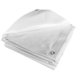 JAGO Plandeka 4x7 m, 650 g/m², szara, oczka aluminiowe